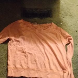 Pink long sleeved top